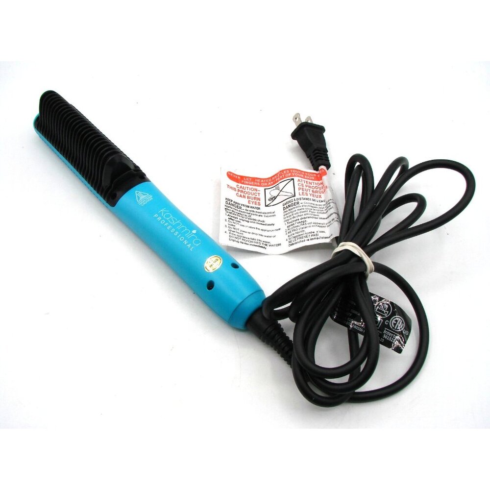 Kashmira Professional Hair Volumizer Straightnr Ceramic Pro Heat Brush Turquoise